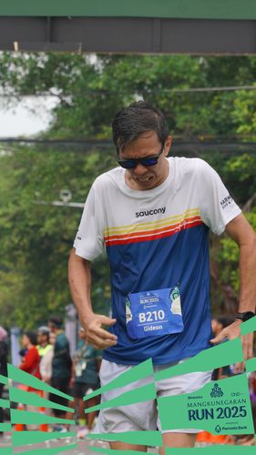Race photo from Mangkunegaran Run 2025