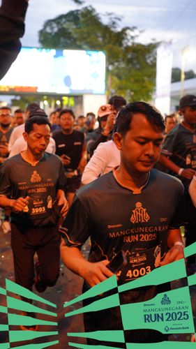 Race photo from Mangkunegaran Run 2025