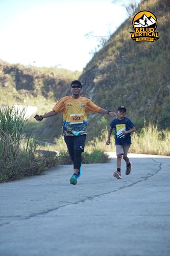 Race photo from Kelud Vertical Challenge 2024