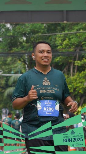Race photo from Mangkunegaran Run 2025