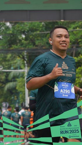 Race photo from Mangkunegaran Run 2025