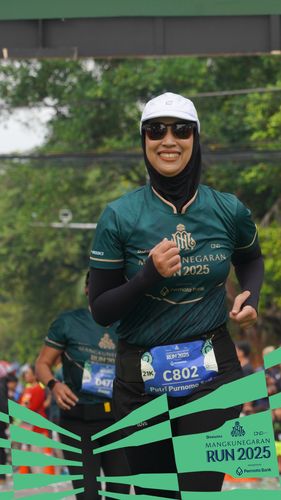 Race photo from Mangkunegaran Run 2025