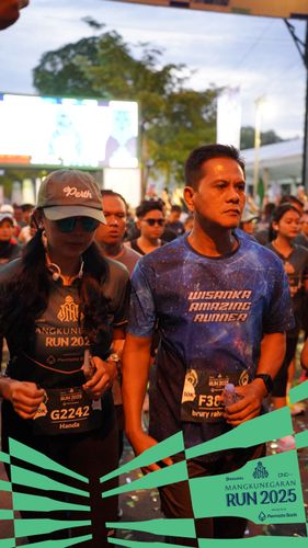 Race photo from Mangkunegaran Run 2025
