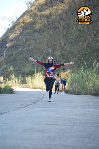 Race photo from Kelud Vertical Challenge 2024