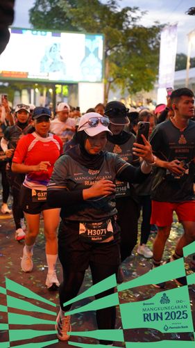 Race photo from Mangkunegaran Run 2025