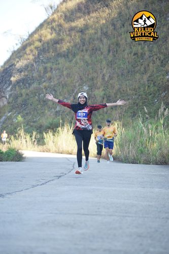 Race photo from Kelud Vertical Challenge 2024