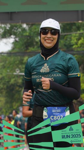 Race photo from Mangkunegaran Run 2025