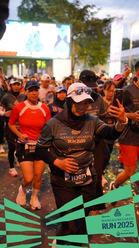 Race photo from Mangkunegaran Run 2025