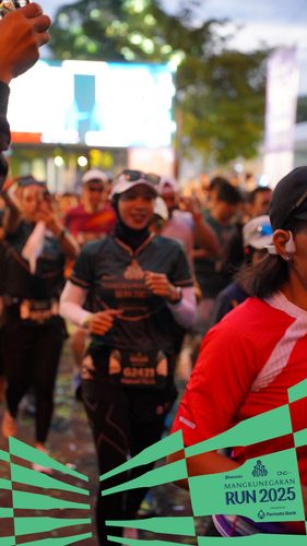 Race photo from Mangkunegaran Run 2025