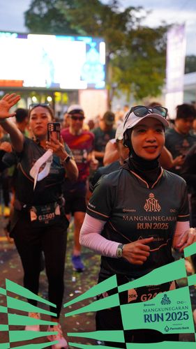 Race photo from Mangkunegaran Run 2025