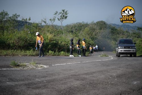 Race photo from Kelud Vertical Challenge 2024