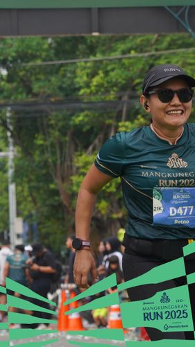 Race photo from Mangkunegaran Run 2025