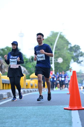 Race photo from KEMLU RUN 2025
