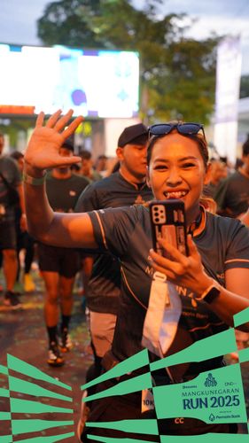 Race photo from Mangkunegaran Run 2025