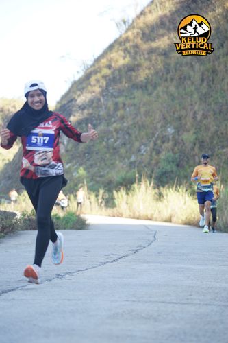 Race photo from Kelud Vertical Challenge 2024