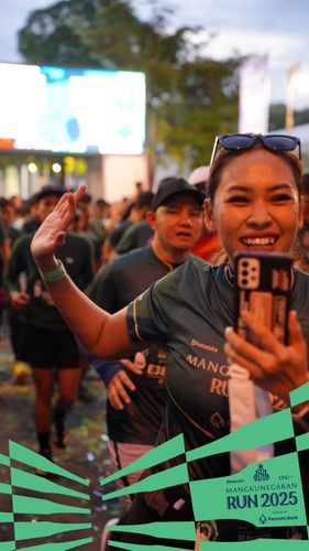 Race photo from Mangkunegaran Run 2025
