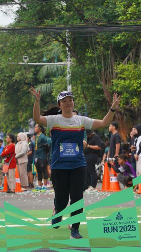 Race photo from Mangkunegaran Run 2025
