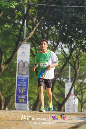 Race photo from BAF LIONS RUN 2024