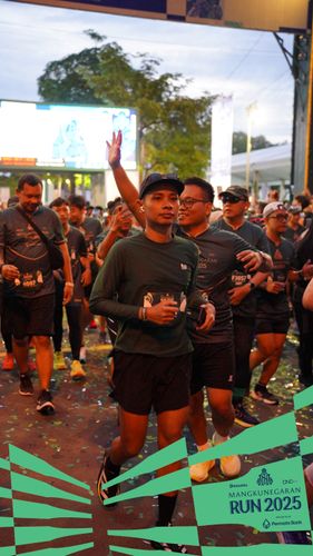 Race photo from Mangkunegaran Run 2025