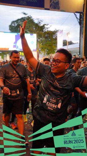 Race photo from Mangkunegaran Run 2025
