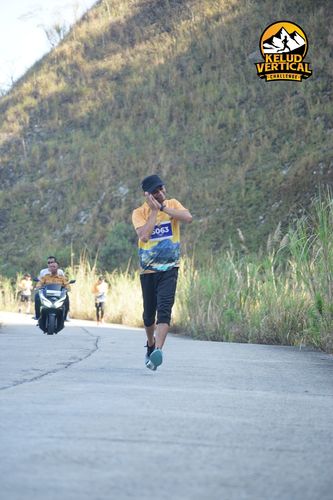 Race photo from Kelud Vertical Challenge 2024