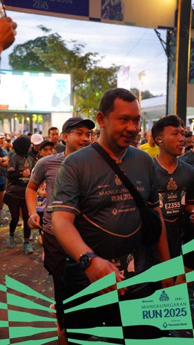 Race photo from Mangkunegaran Run 2025