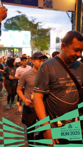 Race photo from Mangkunegaran Run 2025
