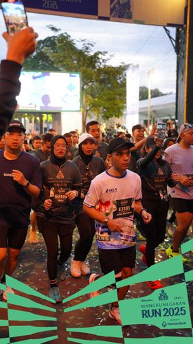 Race photo from Mangkunegaran Run 2025