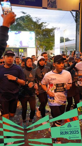 Race photo from Mangkunegaran Run 2025