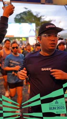 Race photo from Mangkunegaran Run 2025