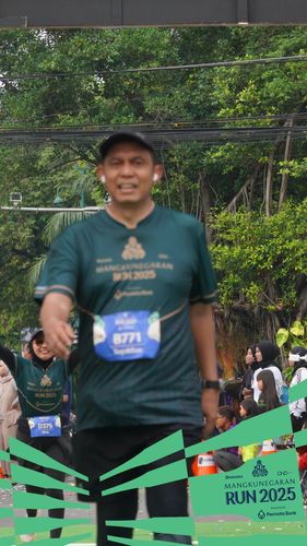 Race photo from Mangkunegaran Run 2025