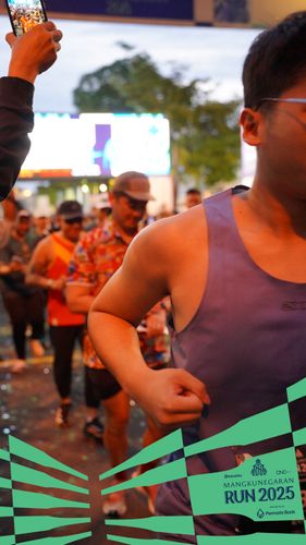 Race photo from Mangkunegaran Run 2025