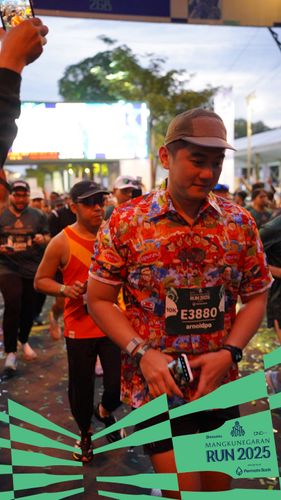 Race photo from Mangkunegaran Run 2025