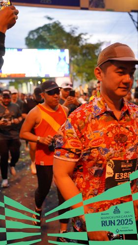 Race photo from Mangkunegaran Run 2025