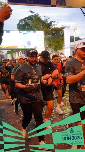 Race photo from Mangkunegaran Run 2025
