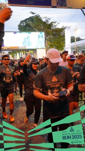 Race photo from Mangkunegaran Run 2025