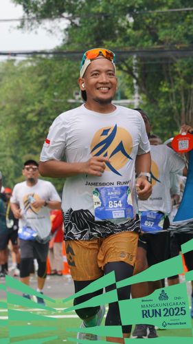 Race photo from Mangkunegaran Run 2025