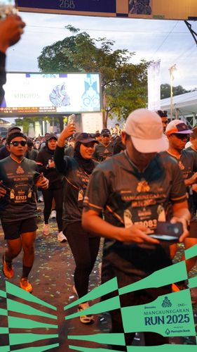 Race photo from Mangkunegaran Run 2025
