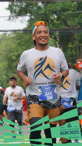 Race photo from Mangkunegaran Run 2025