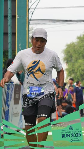 Race photo from Mangkunegaran Run 2025