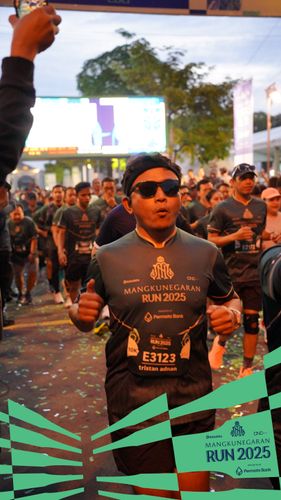 Race photo from Mangkunegaran Run 2025