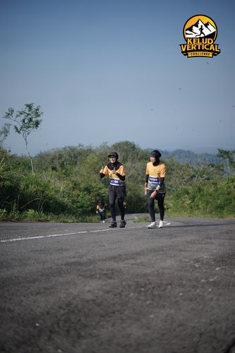 Race photo from Kelud Vertical Challenge 2024