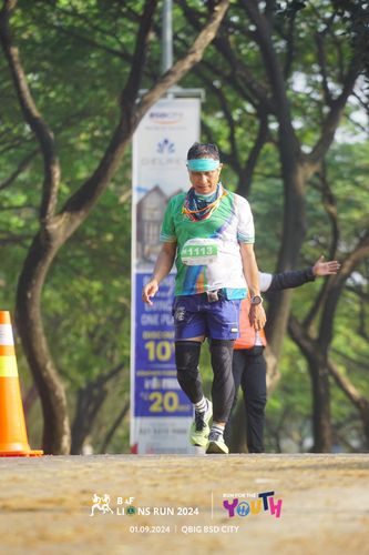 Race photo from BAF LIONS RUN 2024