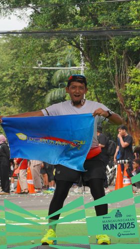 Race photo from Mangkunegaran Run 2025
