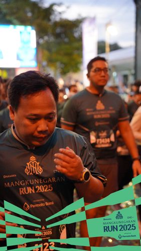 Race photo from Mangkunegaran Run 2025