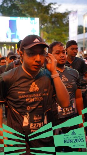 Race photo from Mangkunegaran Run 2025