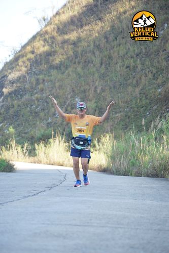 Race photo from Kelud Vertical Challenge 2024