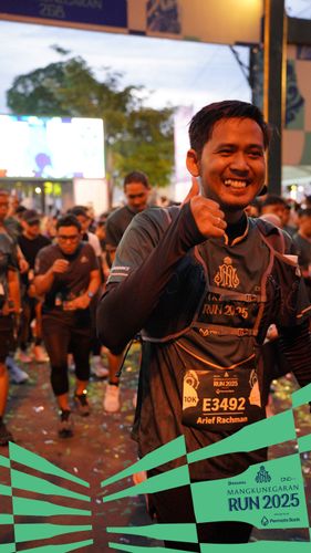 Race photo from Mangkunegaran Run 2025