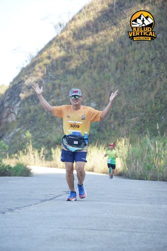 Race photo from Kelud Vertical Challenge 2024