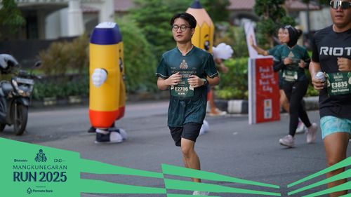 Race photo from Mangkunegaran Run 2025